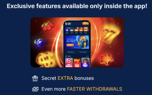 Onlywin Casino Mobiele App